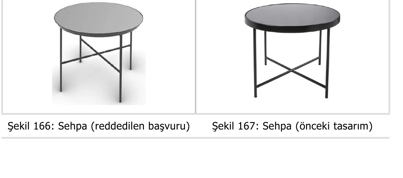 Sehpa tasarım karşılaştırması - tabla eğimi ve ayak yüksekliği farkı